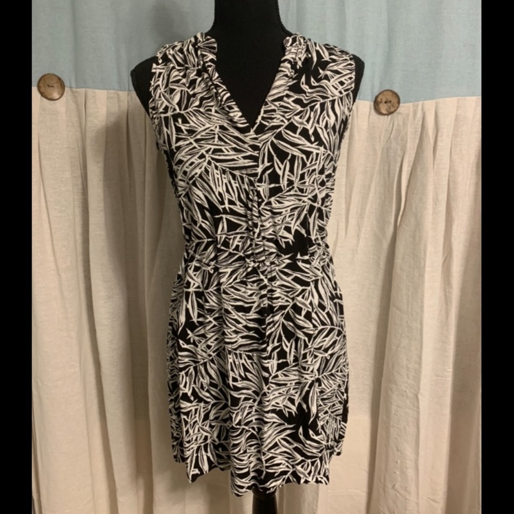 LOFT Sleeveless V-Neck Dress